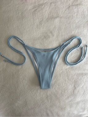 Light Blue String Tie Bikini Bottoms Size S